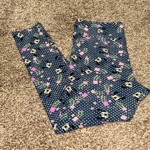 LuLaRoe TC Disney Minnie Mouse leggings